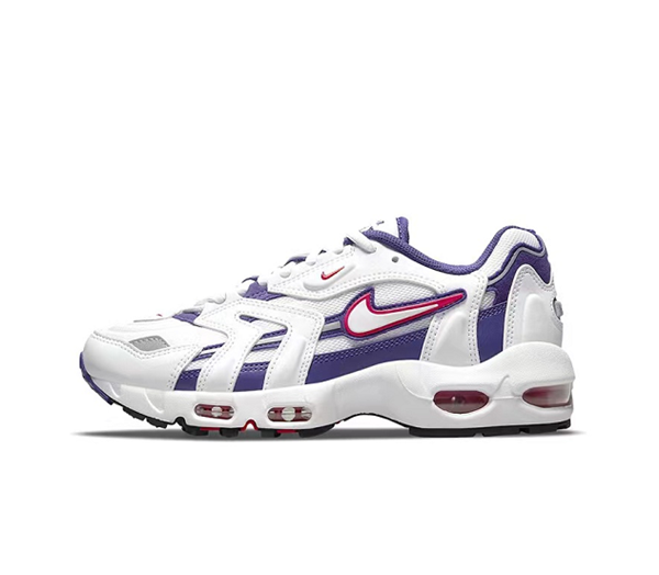 Women's Running weapon Air Max 96 Purple/White Shoes 0011